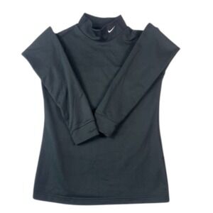 Nike Therma-FIT Pullover Long Sleeve Black Training Top Women's M